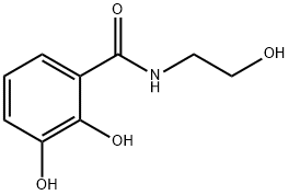 2,3-dihydroxy-N-(2-hydroxyethyl)benzamide 结构式