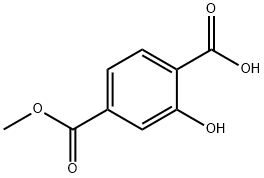 2-羟基-4-(甲氧羰基)苯甲酸 结构式