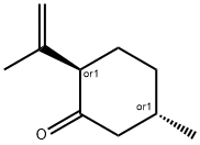 trans-5-methyl-2-(1-methylvinyl)cyclohexan-1-one  结构式
