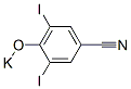 potassium 4-hydroxy-3,5-diiodophenylcyanide  结构式