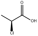 (S)-(-)-2-氯丙酸 结构式