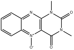 1,3-Dimethylbenzo[g]pteridine-2,4(1H,3H)-dione 5-oxide 结构式