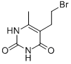 5-(2-Bromoethyl)-6-methyuracil 结构式