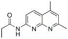 Propanamide, N-(5,7-dimethyl-1,8-naphthyridin-2-yl)- (9CI) 结构式