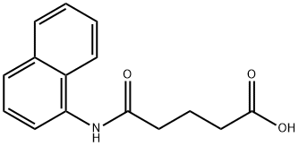 5-(萘-1-基氨基)-5-氧代-戊酸 结构式