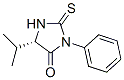 (S)-5-(1-methylethyl)-3-phenyl-2-thioxoimidazolidin-4-one  结构式