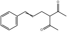 3-(3-苯基烯丙基)戊烷-2,4-二酮 结构式