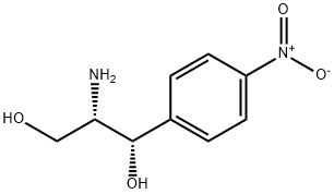 (1S,2S)-2-氨基-1-(4-硝基苯基)丙烷-1,3-二醇 结构式