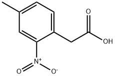 2-(4-甲基-2-硝基苯基)乙酸 结构式