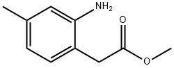 2-(2-氨基-4-甲基苯基)乙酸甲酯 结构式