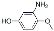 3-氨基-4-甲氧基苯酚 结构式