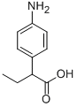 Α-(对氨基苯基)丁酸 结构式