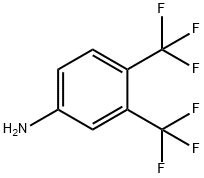 3,4-双三氟甲基苯胺 结构式