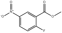 2-氟-5-硝基苯甲酸甲酯 结构式