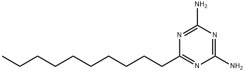 6-Decyl-1,3,5-triazine-2,4-diamine 结构式