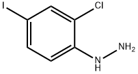 2-氯-4-碘苯肼 结构式