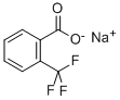 2-三氟甲基苯甲酸钠 结构式