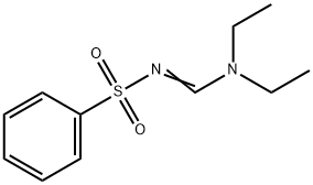 N-[(Diethylamino)methylene]benzenesulfonamide 结构式