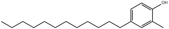 4-正十二烷基-2-甲基苯酚 结构式