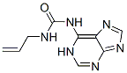 N-(2-Propenyl)-N'-(1H-purin-6-yl)urea 结构式