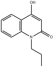 1-butyl-4-hydroxy-2-quinolinone 结构式