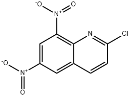 2-CHLORO-6,8-DINITRO-QUINOLINE 结构式