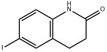 6-碘-3,4-二氢-1H-2-喹啉酮 结构式