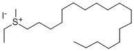 Sulfonium, (ethylmethyl)octadecyl-, iodide 结构式
