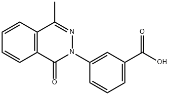 3-(4-甲基-1-氧代酞嗪-2(1H)-基)苯甲酸 结构式