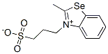 3-(3-Sulfonatopropyl)-2-methylbenzoselenazol-3-ium 结构式