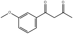 1 - (3 -甲氧基苯基)丁烷- 1 ,3 -二酮 结构式
