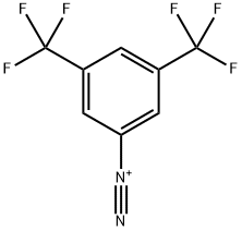 3,5-bis(trifluoromethyl)benzenediazonium 结构式