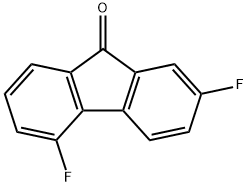 2,5-DIFLUORO-9-FLUORENONE 结构式