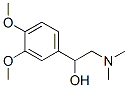 1-(3,4-Dimethoxy-phenyl)-2-dimethylamino-ethanol 结构式