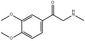 N-[2-(3,4-Dimethoxyphenyl)-2-oxoethyl]-N-methylamine 结构式