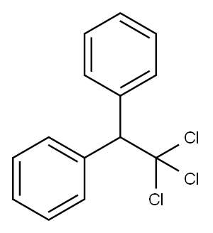 1,1'-(2,2,2-trichloroethylidene)dibenzene  结构式