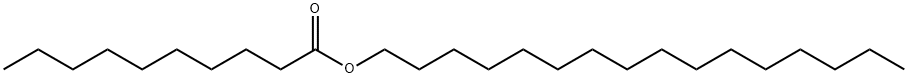 癸酸十六烷酯 结构式