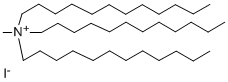 三-十二烷基甲基碘化铵 结构式