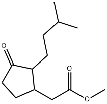 methyl 2-isopentyl-3-oxocyclopentaneacetate 结构式