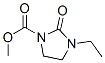 1-Imidazolidinecarboxylic  acid,  3-ethyl-2-oxo-,  methyl  ester 结构式