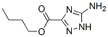 1H-1,2,4-Triazole-3-carboxylicacid,5-amino-,butylester(9CI) 结构式