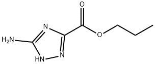 1H-1,2,4-Triazole-3-carboxylicacid,5-amino-,propylester(9CI) 结构式