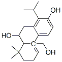2,9-Phenanthrenediol, 6,7,8,8a,9,10-hexahydro-4b-(hydroxymethyl)-8,8-dimethyl-1-(1-methylethyl)-, (4bR,8aS,9R)- 结构式