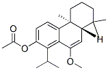 2-Phenanthrenol, 4b,5,6,7,8,8a-hexahydro-10-methoxy-4b,8,8-trimethyl-1-(1-methylethyl)-, acetate, (4bS,8aS)- 结构式
