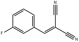 2-(3-氟亚苄基)丙二腈 结构式