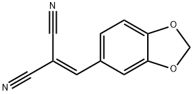 2-(苯并[D][1,3]二氧戊环-5-基甲基烯)丙二腈 结构式