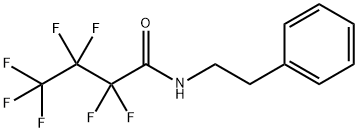 2,2,3,3,4,4,4-Heptafluoro-N-(2-phenylethyl)butanamide 结构式