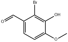 2-溴-3-羟基-4-甲氧基苯甲醛 结构式