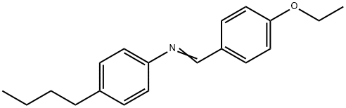N-(4-乙氧苄烯))-4-丁胺 结构式