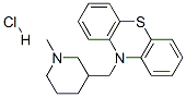 哌卡嗪盐酸盐 结构式